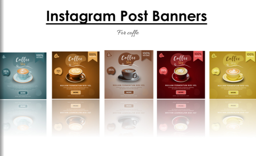 instagram post banner work