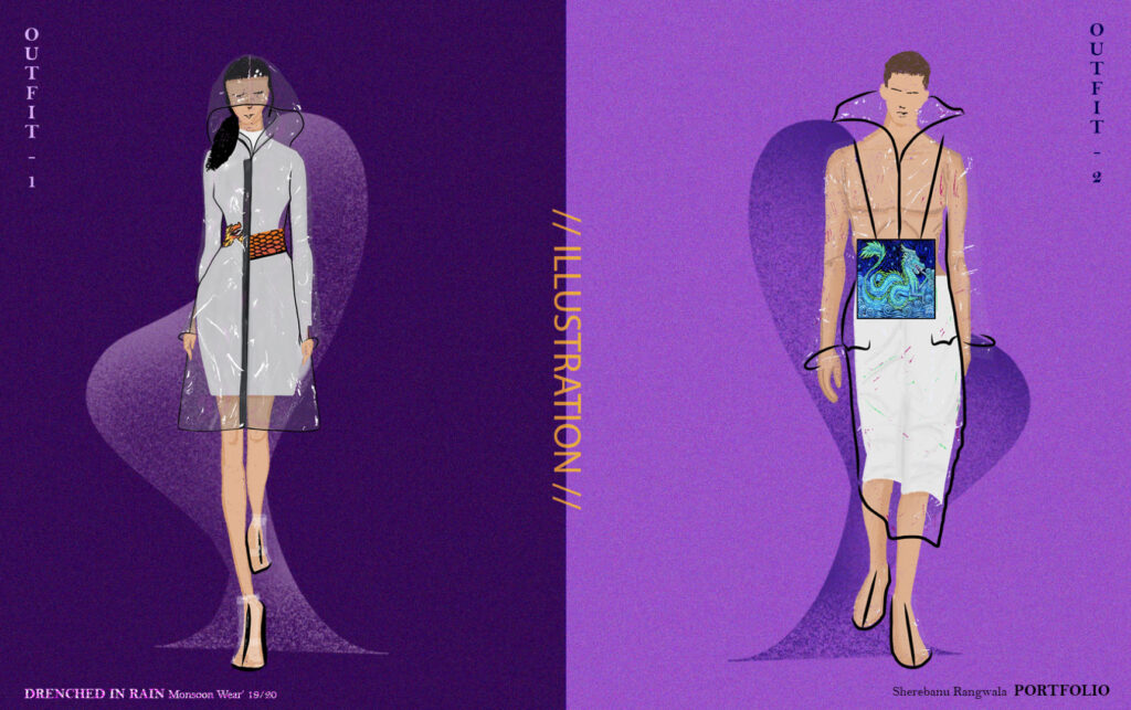 drenched in rain outfit1and2