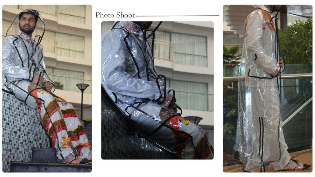 drenched in rain photoshoot